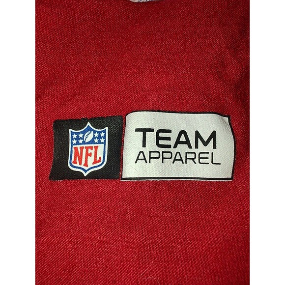 Tampa Bay Buccaneers Shirt Men's Large Red #12 Tom Brady NFL Team Apparel Adult - Picture 11 of 13